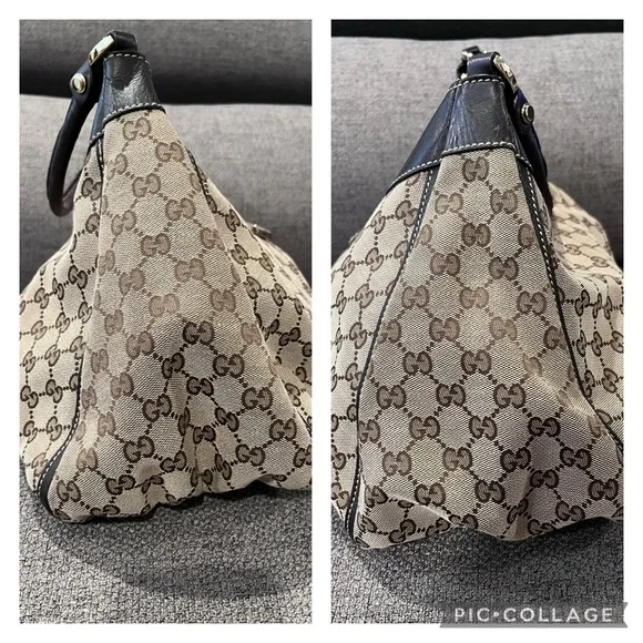 Authentic Gucci Abbey GG Monogram Shoulder Bag - Picture 8 of 16
